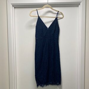 Astr Midnight Blue Dress